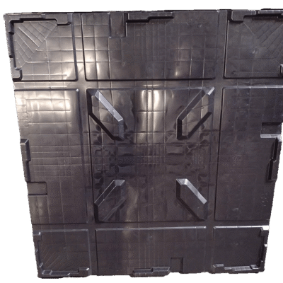 New Monoflo 45″ x 48″ x 3″ Black Lid
