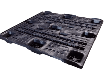 45×48 New Monoflo 9 Leg Pallet1 New Monoflo 45" x 48" x 6" Black SF 9 Leg Pallet