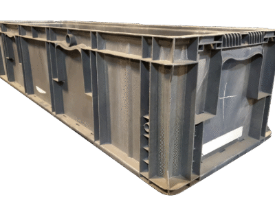 Used BCD 48" x 15" x 11" Gray Hand Tote Reinforced Bottom