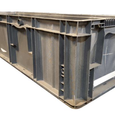 Used BCD 48″ x 15″ x 11″ Gray Hand Tote Reinforced Bottom