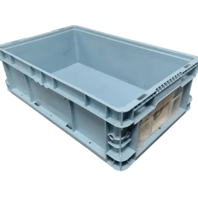 Used BCD Light Blue 24″ x 15″ x 7″ Reinforced Bottom Hand Tote