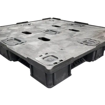 45″ x 48″ Black SMR Stackable Pallet
