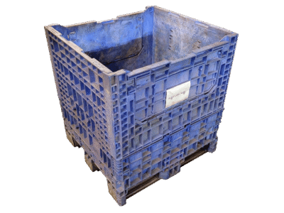 Reconditioned Buckhorn BS 30" x 32" x 34" Mixed Color Collapsible Bulk Container