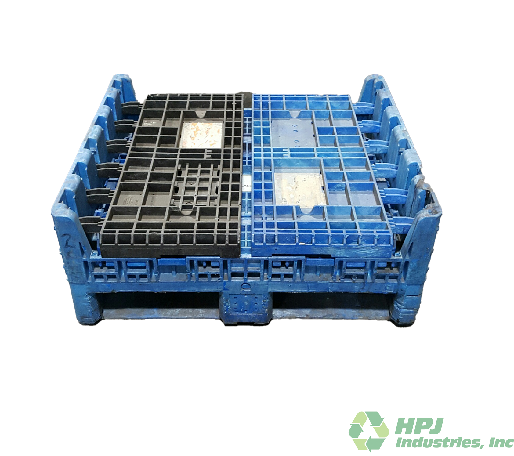 Reconditioned BCD 30" x 32" x 25" Mixed Color All Good Runner Bulk Container - Image 2