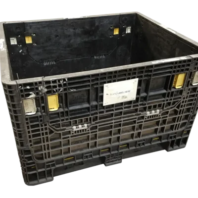 Reconditioned BCD 40″ x 48″ x 30″ All Black Bulk Container