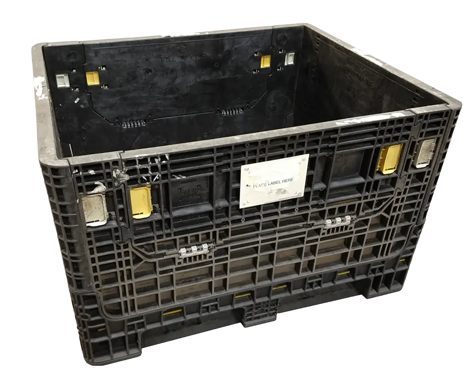 Reconditioned BCD 40" x 48" x 30" Mixed Color Bulk Container - Image 3