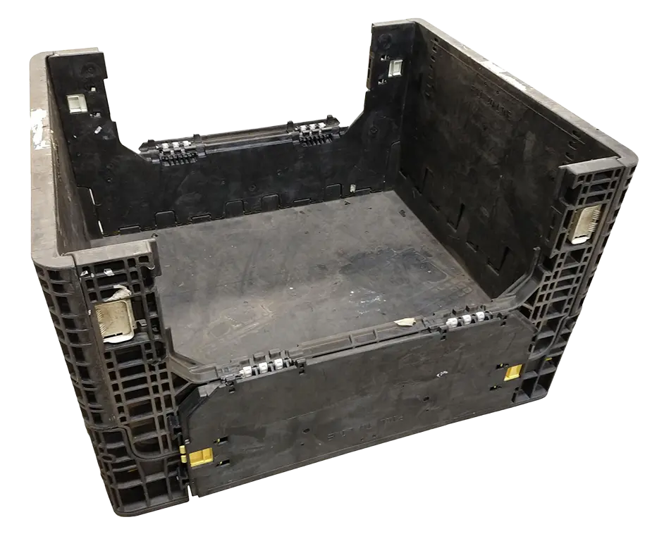 Reconditioned BCD 40" x 48" x 30" Mixed Color Bulk Container - Image 4
