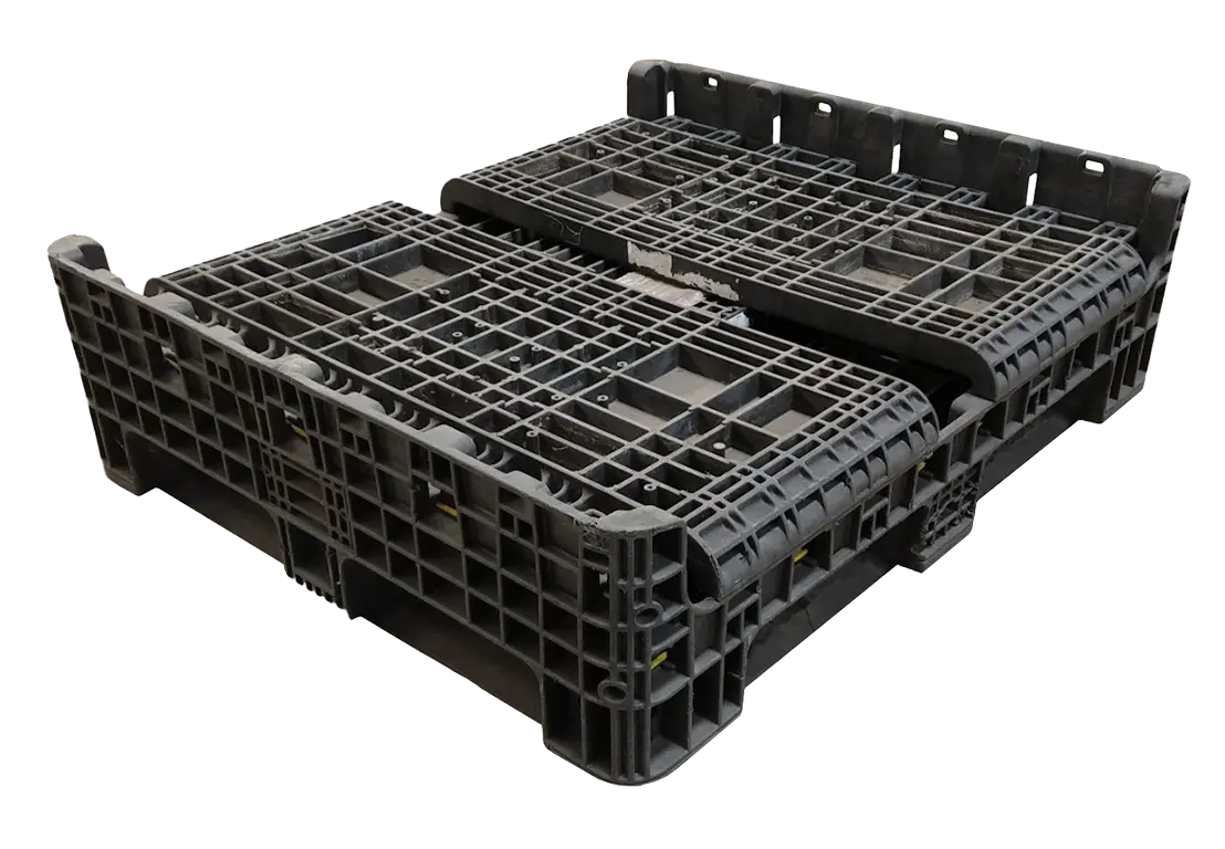 Reconditioned BCD 40" x 48" x 30" Mixed Color Bulk Container - Image 5
