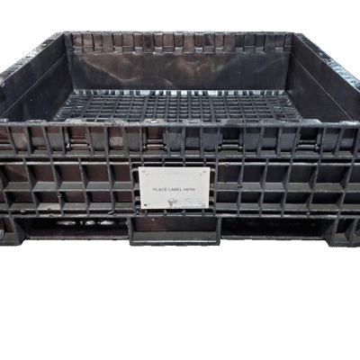 Reconditioned BCD 45″ x 48″ x 17″ All Black Fixed Wall Bulk Container