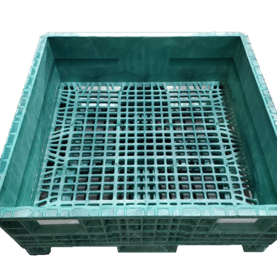 Reconditioned BCD 45″ x 48″ x 19″ All Green Fixed Wall Bulk Container