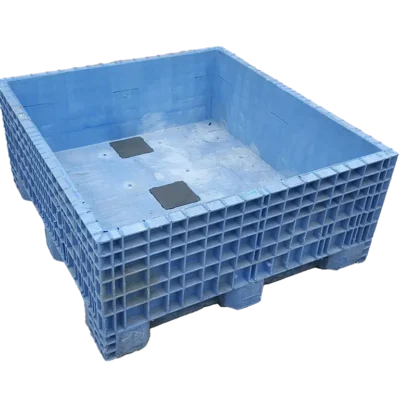 Reconditioned BCD 45″ x 48″ x 21″ All Blue Fixed Wall Bulk Container