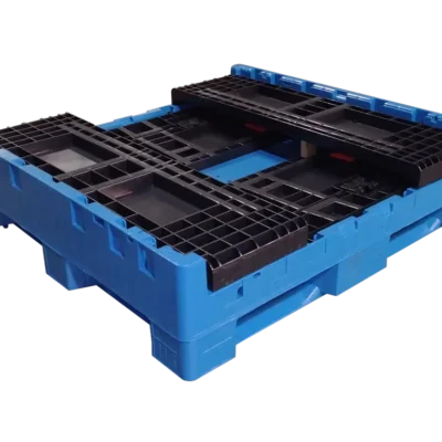 New Monoflo 45″ x 48″ x 25″ Blue Base Black Wall Bulk Container