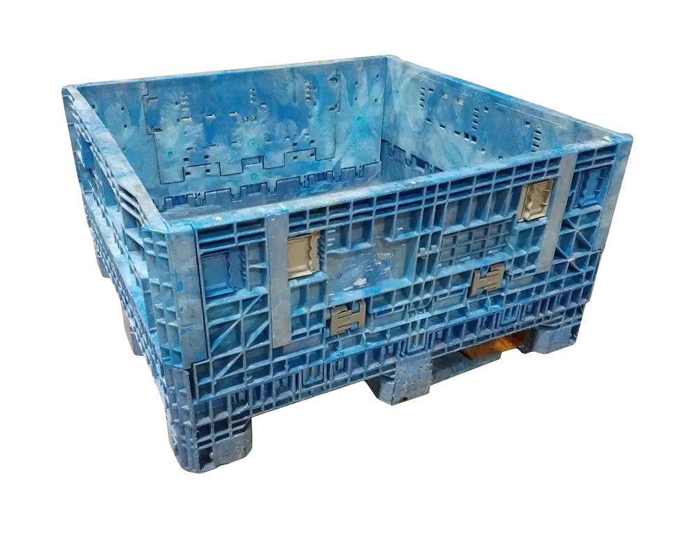 Reconditioned BCD 45" x 48" x 25" All Blue All Good Runner Bulk Container - Image 9