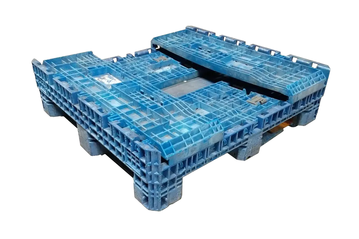 Reconditioned BCD 45" x 48" x 25" All Blue All Good Runner Bulk Container - Image 7