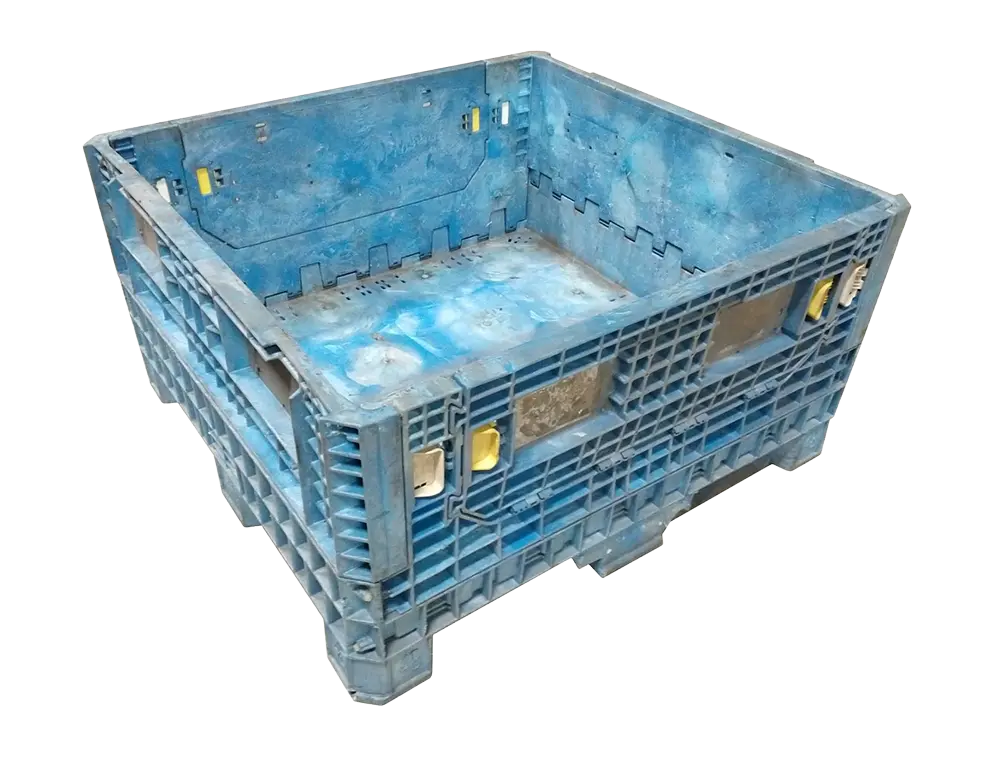 Reconditioned BCD 45" x 48" x 25" All Blue All Good Runner Bulk Container - Image 6