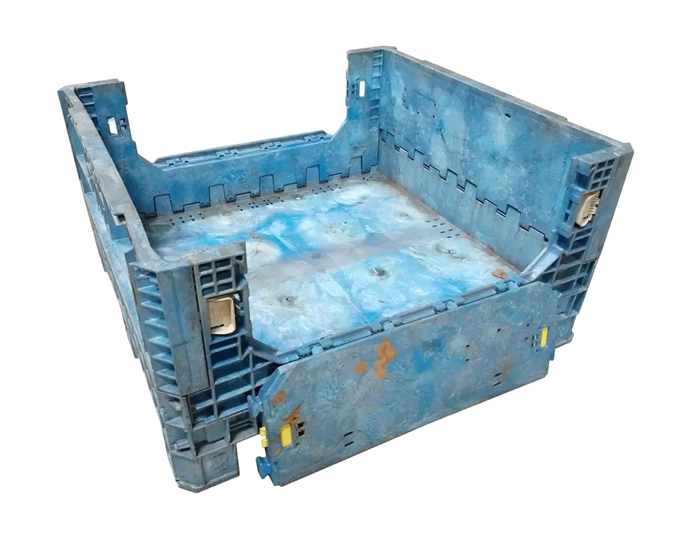Reconditioned BCD 45" x 48" x 25" All Blue All Good Runner Bulk Container - Image 5