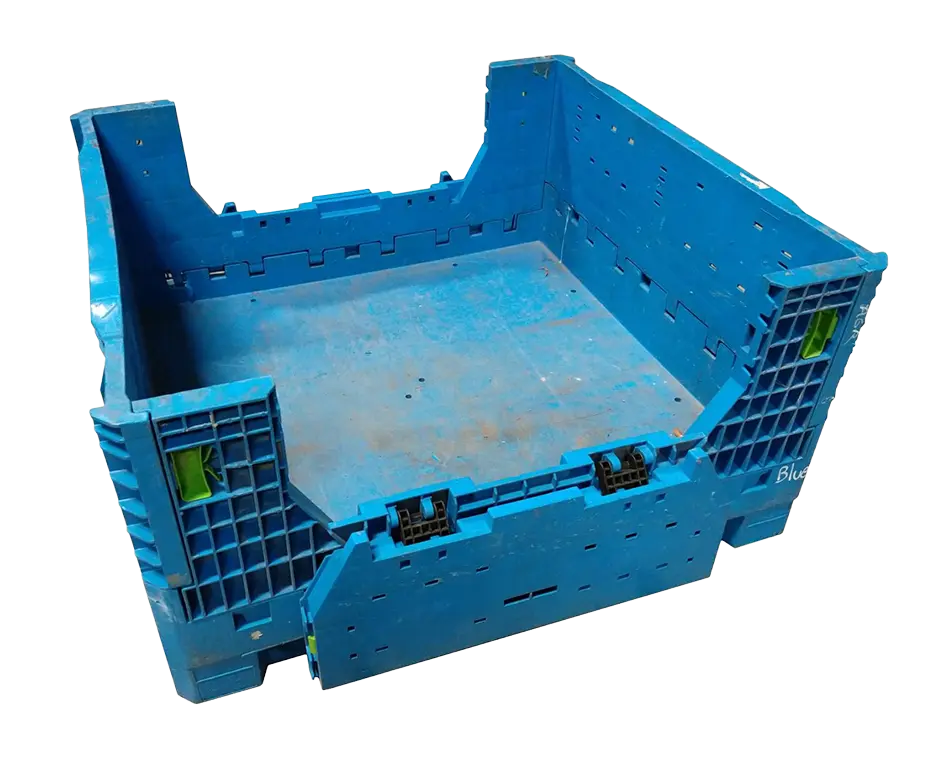 Reconditioned BCD 45" x 48" x 25" All Blue All Good Runner Bulk Container - Image 2