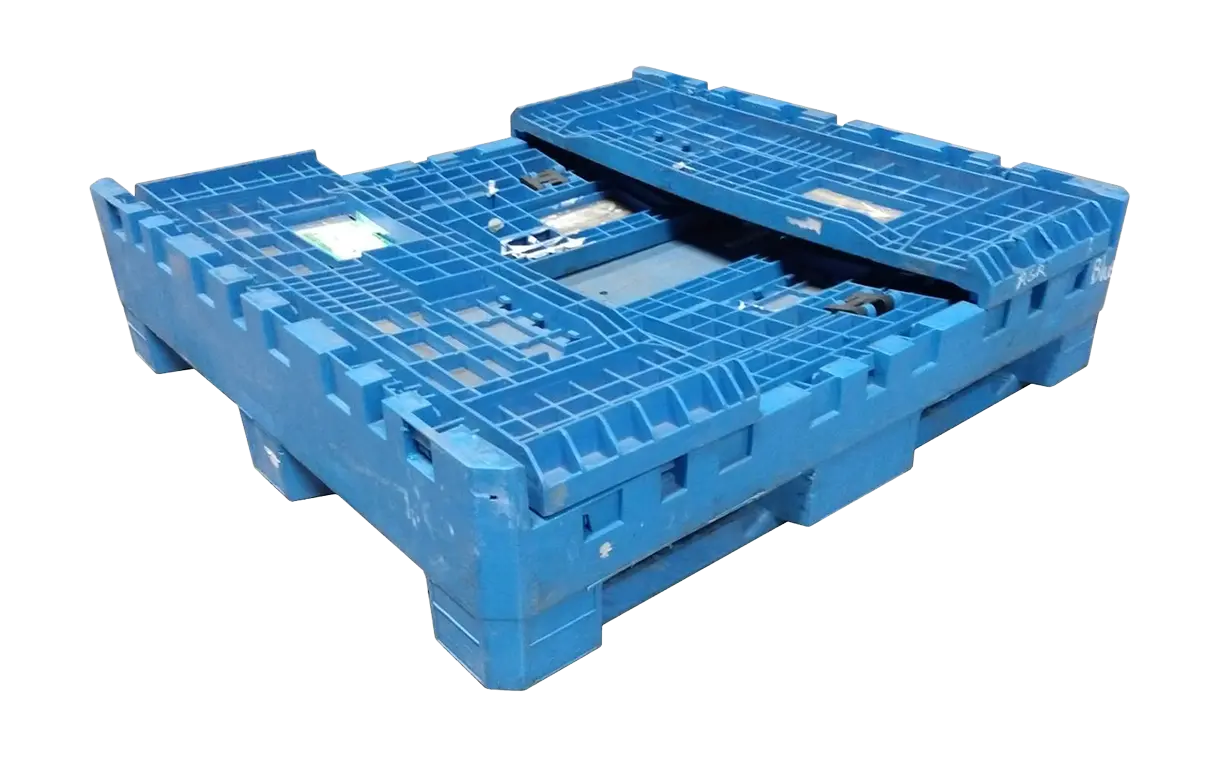 Reconditioned BCD 45" x 48" x 25" All Blue All Good Runner Bulk Container - Image 3