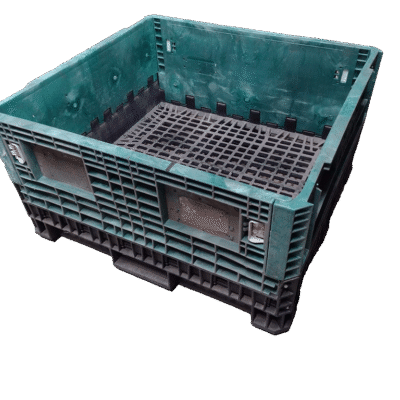 Reconditioned BCD 45″ x 48″ x 25″ Mixed Color Bulk Container-No Drop Doors