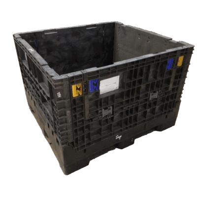 Reconditioned Buckhorn BN 45″ x 48″ x 34″ All Black All Good Runner Bulk Container