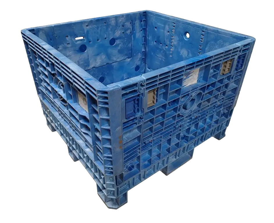 Reconditioned BCD 45" x 48" x 34" All Blue Bulk Container