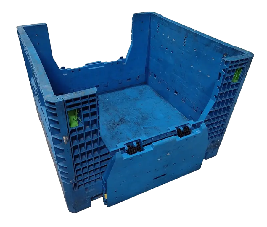 Reconditioned BCD 45" x 48" x 34" All Blue Bulk Container - Image 5