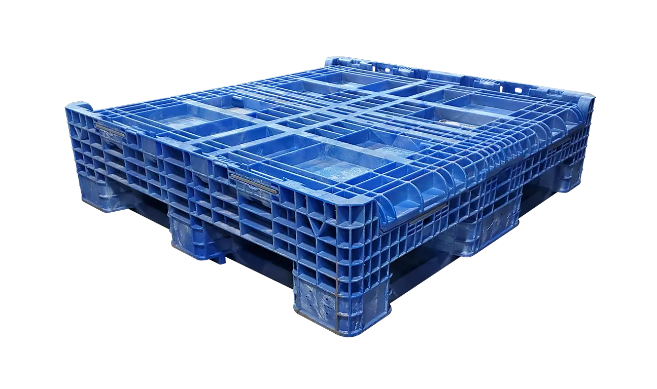 Reconditioned BCD 45" x 48" x 34" All Blue All Good Runner Bulk Container - Image 6