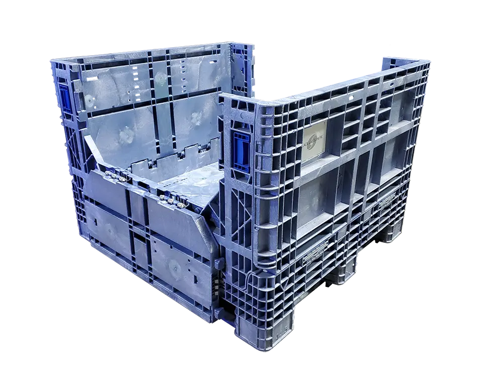 Reconditioned BCD 45" x 48" x 34" All Blue All Good Runner Bulk Container - Image 7