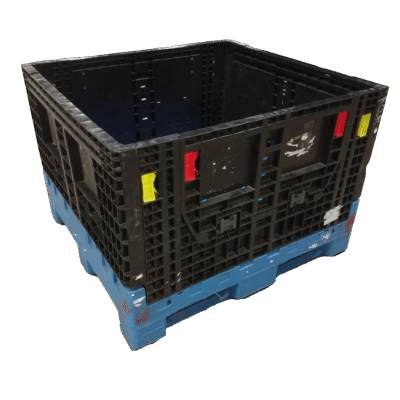 Reconditioned BCD 45″ x 48″ x 34″ Blue Base Black Wall All Good Runner Bulk Container