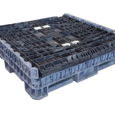 Reconditioned BCD 45″ x 48″ x 34″ Mixed Color Bulk Container-2 Drop Doors 45″ Side