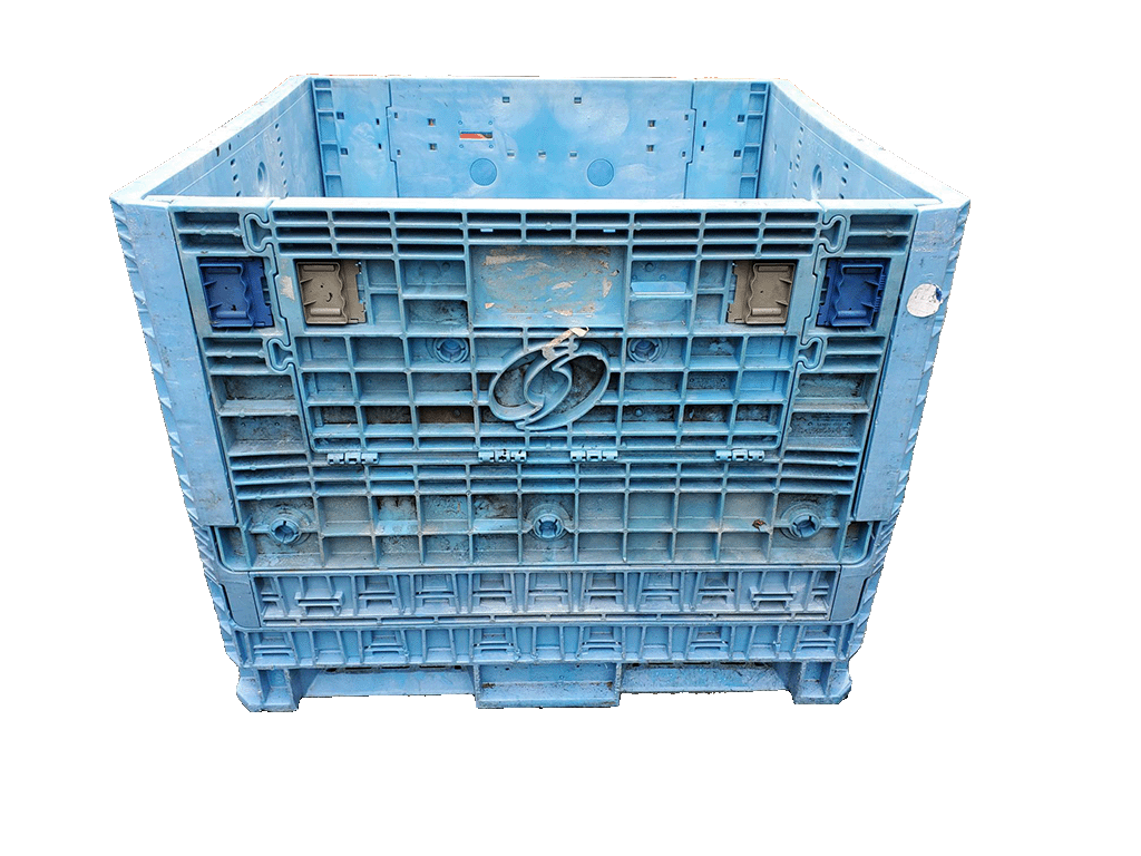 Reconditioned BCD 45" x 48" x 39" Mixed Color Bulk Container - Image 2