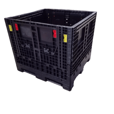 Lightly Used Monoflo 45″ x 48″ x 42″ All Black Bulk Container