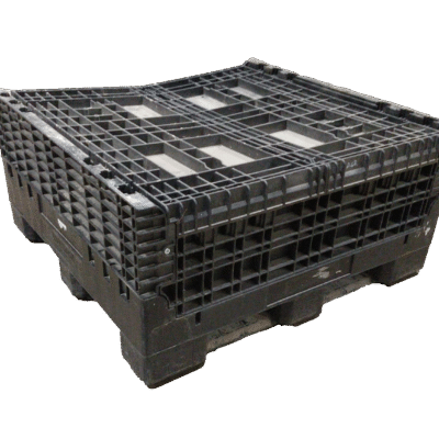 Reconditioned BCD 45″ x 48″ x 44″ All Black Bulk Container