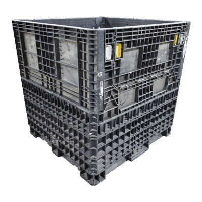 Reconditioned BCD 45″ x 48″ x 48″ All Black Bulk Container