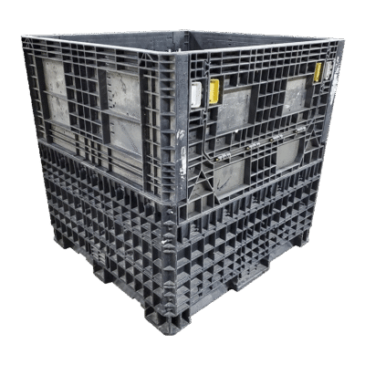 Reconditioned BCD 45″ x 48″ x 48″ All Black All Good Runner Bulk Container
