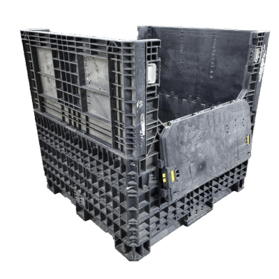 Reconditioned BCD 45″ x 48″ x 48″ All Black Bulk Container