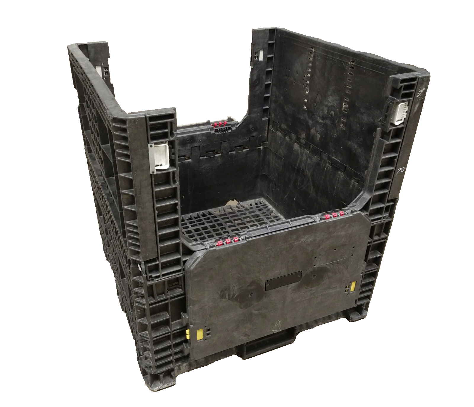 Reconditioned BCD 45" x 48" x 50" All Black Bulk Container - Image 3