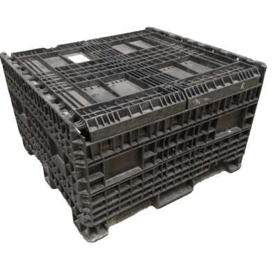Reconditioned BCD 45″ x 48″ x 50″ All Black Bulk Container
