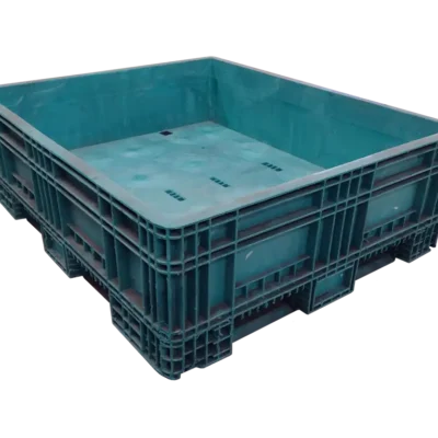 Reconditioned BCD 56″ x 48″ x 19″ Mixed Color All Good Runner Fixed Wall Bulk Container