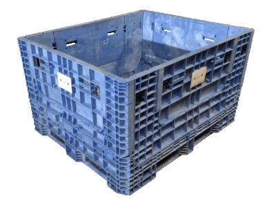 5748-34-RMCAGR4D-NB1-1.png Reconditioned BCD 57" x 48" x 34" Mixed Color All Good Runner Collapsible Bulk Container-4 Drop Doors