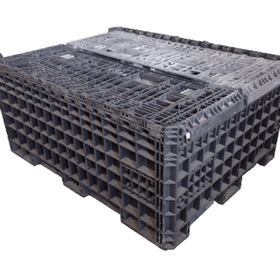Reconditioned BCD 62″ x 48″ x 50″ Mixed Color All Good Runner Bulk Container-4 Drop Doors