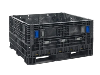 New Orbis HDR 45" x 48" x 25" All Black Collapsible Bulk Container