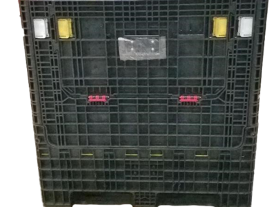 Reconditioned BCD 40" x 48" x 47" All Black Collapsible Bulk Container