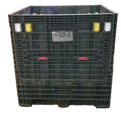 Reconditioned BCD 40″ x 48″ x 47″ All Black Bulk Container