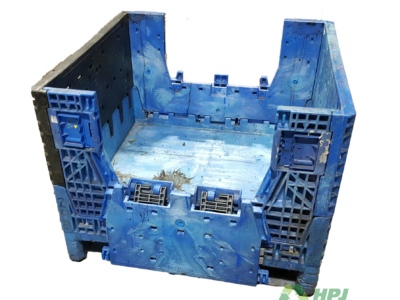 Reconditioned BCD 30" x 32" x 25" Mixed Color All Good Runner Collapsible Bulk Container