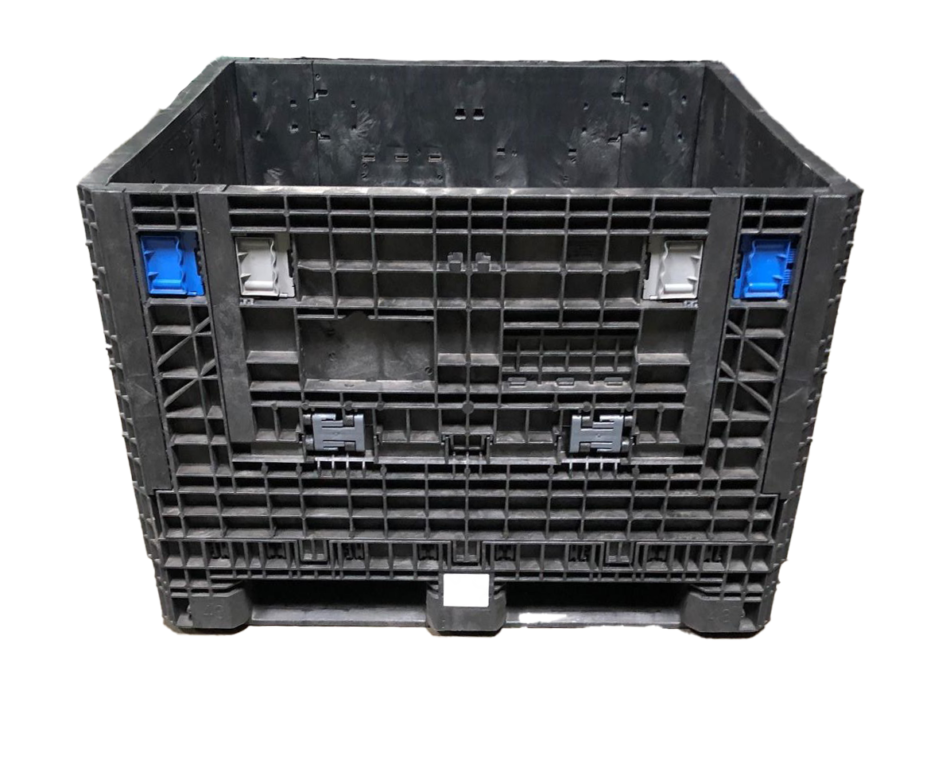 Lightly Used Orbis 45" x 48" x 34" All Black KD Bulk Container