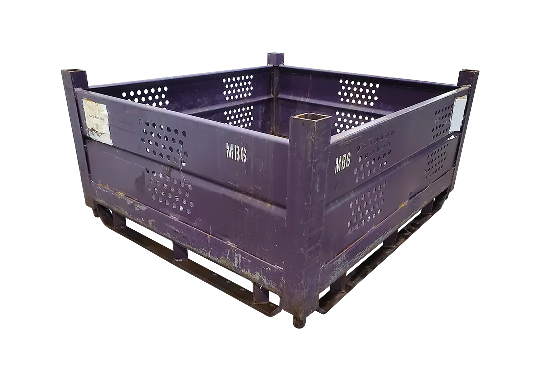 Used BCD 53" x 48" x 26" Steel Tub - No Drop Doors