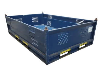 Used BCD 90" x 56" x 26" Steel Tub - 2 Drop Doors 90" Side