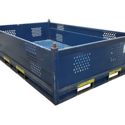 Used BCD 90″ x 56″ x 26″ Steel Tub – 2 Drop Doors 90″ Side
