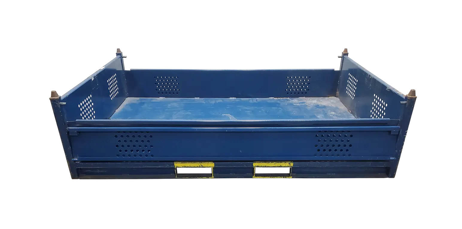 Used BCD 90" x 56" x 26" Steel Tub - 2 Drop Doors 90" Side - Image 2